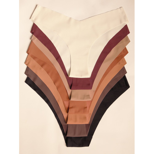 雲端貝殼一片式無痕冰絲V型運動內褲健身打底貼身透氣隱形三角褲 雲端貝殼一片式無痕冰絲V型運動內褲健身打底貼身透氣隱形三角褲