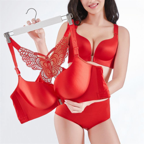 豹紋前釦光面無痕大碼內衣女聚攏收副乳加大蝴蝶美背文胸無鋼圈 豹紋前釦光面無痕大碼內衣女聚攏收副乳加大蝴蝶美背文胸無鋼圈