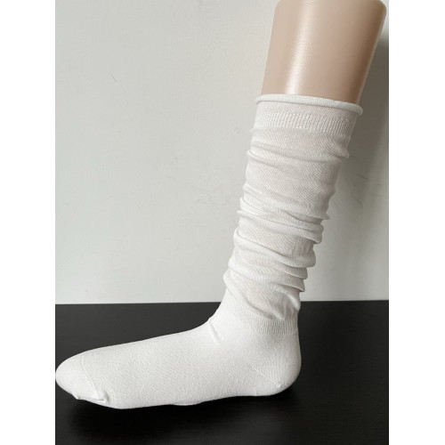 灰色卷邊小腿襪春夏季薄款純棉無骨黑白色堆堆襪子女中筒襪ins潮 灰色卷邊小腿襪春夏季薄款純棉無骨黑白色堆堆襪子女中筒襪ins潮
