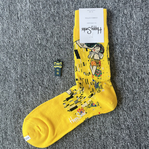 happy爆款男士潮牌襪四季純棉經典中筒襪瑞典百搭個性歐美襪子ins happy爆款男士潮牌襪四季純棉經典中筒襪瑞典百搭個性歐美襪子ins