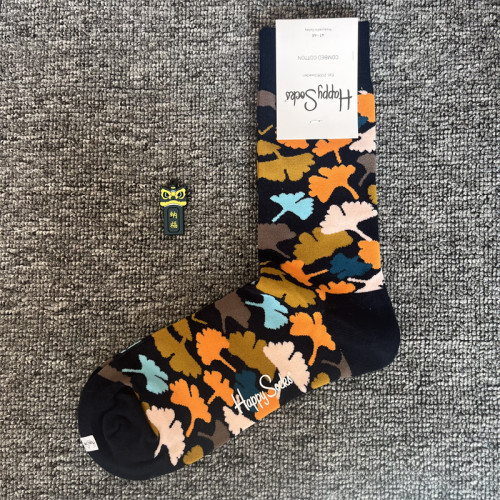 happy爆款男士潮牌襪四季純棉經典中筒襪瑞典百搭個性歐美襪子ins happy爆款男士潮牌襪四季純棉經典中筒襪瑞典百搭個性歐美襪子ins