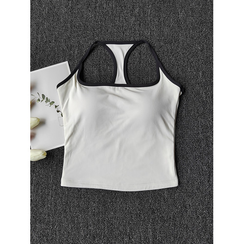 運動工字背心女一體杯速乾跑步健身上衣收副乳瑜珈服透氣速乾內衣