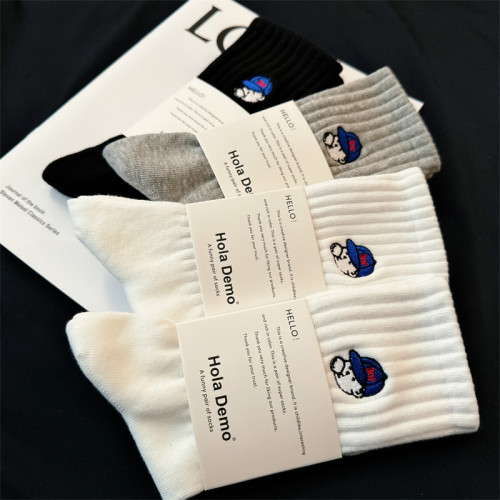 吉良先生 襪子男士中筒襪ins潮女襪純棉防臭吸汗長襪男籃球運動襪 吉良先生 襪子男士中筒襪ins潮女襪純棉防臭吸汗長襪男籃球運動襪