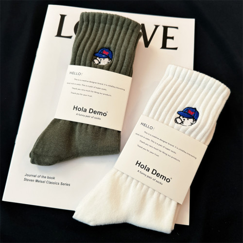 吉良先生 襪子男士中筒襪ins潮女襪純棉防臭吸汗長襪男籃球運動襪 吉良先生 襪子男士中筒襪ins潮女襪純棉防臭吸汗長襪男籃球運動襪