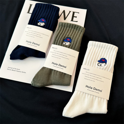 吉良先生 襪子男士中筒襪ins潮女襪純棉防臭吸汗長襪男籃球運動襪 吉良先生 襪子男士中筒襪ins潮女襪純棉防臭吸汗長襪男籃球運動襪