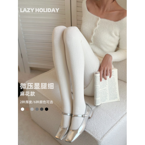 白色連褲襪女秋冬外穿打底褲女加絨加厚黑灰色保暖收腹壓力打底襪 白色連褲襪女秋冬外穿打底褲女加絨加厚黑灰色保暖收腹壓力打底襪