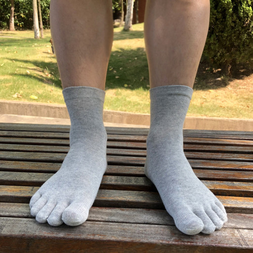 五指襪男士純棉中筒秋冬款防臭運動襪子淺口短筒全棉四季五趾襪子 五指襪男士純棉中筒秋冬款防臭運動襪子淺口短筒全棉四季五趾襪子