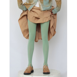 蘋果綠色春秋薄款連褲襪艾草綠色高彈啞光天鵞絨打底襪彩色絲襪女