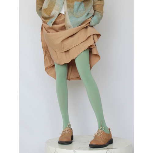 蘋果綠色春秋薄款連褲襪艾草綠色高彈啞光天鵞絨打底襪彩色絲襪女 蘋果綠色春秋薄款連褲襪艾草綠色高彈啞光天鵞絨打底襪彩色絲襪女