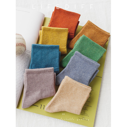 日系棉襪短襪女學院風春秋季襪子純色女士低幫短筒襪學生襪四雙裝