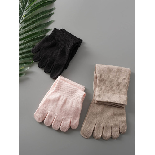 桑蠶絲分趾襪絹絲五指襪女透氣吸汗防臭素色中筒絲滑親膚腳趾襪子 桑蠶絲分趾襪絹絲五指襪女透氣吸汗防臭素色中筒絲滑親膚腳趾襪子