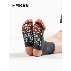MEIKAN美看 專業瑜珈襪子五指襪舞蹈襪普拉提襪地板襪成人防滑襪