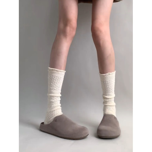 針織鏤空襪簡直仙極了!仙女感拉滿~襪子女中長筒堆堆襪日系高級 針織鏤空襪簡直仙極了!仙女感拉滿~襪子女中長筒堆堆襪日系高級