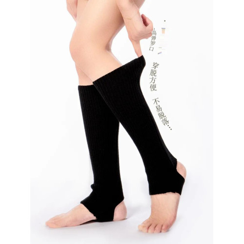 瑜珈襪子簡約時尚舞蹈踩腳腿套亞文化百搭顯瘦針織堆堆襪套 瑜珈襪子簡約時尚舞蹈踩腳腿套亞文化百搭顯瘦針織堆堆襪套