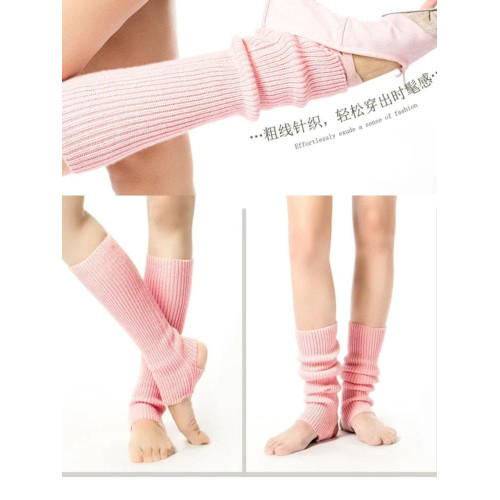 瑜珈襪子簡約時尚舞蹈踩腳腿套亞文化百搭顯瘦針織堆堆襪套 瑜珈襪子簡約時尚舞蹈踩腳腿套亞文化百搭顯瘦針織堆堆襪套