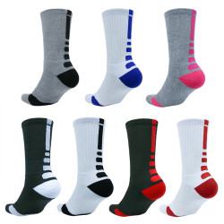 專業籃球襪子男高筒運動襪長筒高幫中筒兒童加厚毛巾底純棉精英襪