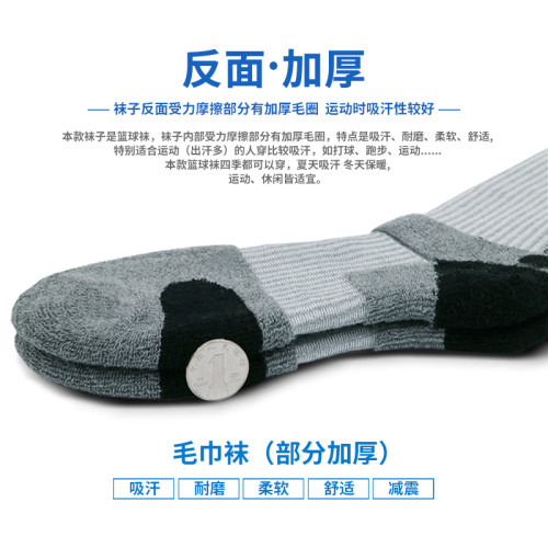 專業籃球襪子男高筒運動襪長筒高幫中筒兒童加厚毛巾底純棉精英襪 專業籃球襪子男高筒運動襪長筒高幫中筒兒童加厚毛巾底純棉精英襪