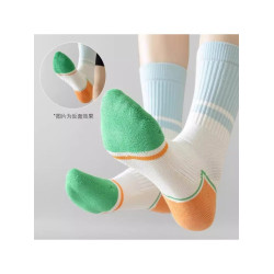 IuIu yogo瑜珈襪子女中筒專業跑步健身減震防滑運動跳繩襪