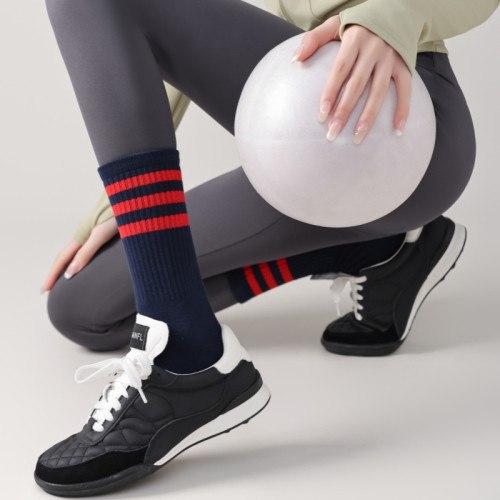 IuIu防滑運動地板襪普拉提跑步跳操中筒襪瑜珈襪子專業女 IuIu防滑運動地板襪普拉提跑步跳操中筒襪瑜珈襪子專業女