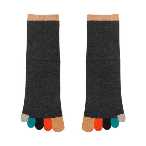 冬季加厚純棉毛圈五指襪男 全棉中筒保暖毛巾襪防臭吸汗分趾襪5雙 冬季加厚純棉毛圈五指襪男 全棉中筒保暖毛巾襪防臭吸汗分趾襪5雙