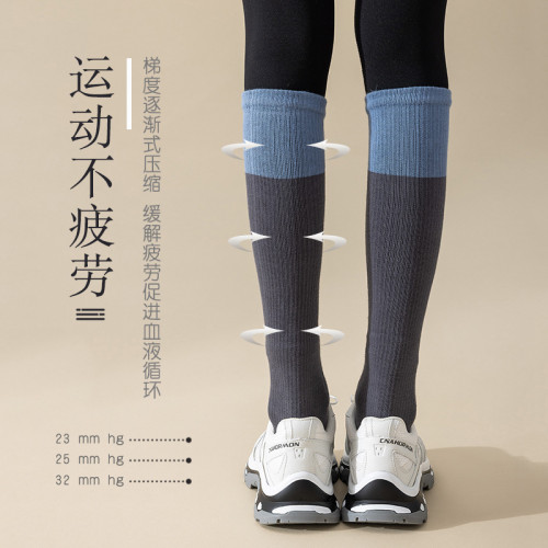 長筒瑜珈襪子防滑專業女五指襪普拉提襪子地板襪成人瑜珈防滑襪 長筒瑜珈襪子防滑專業女五指襪普拉提襪子地板襪成人瑜珈防滑襪