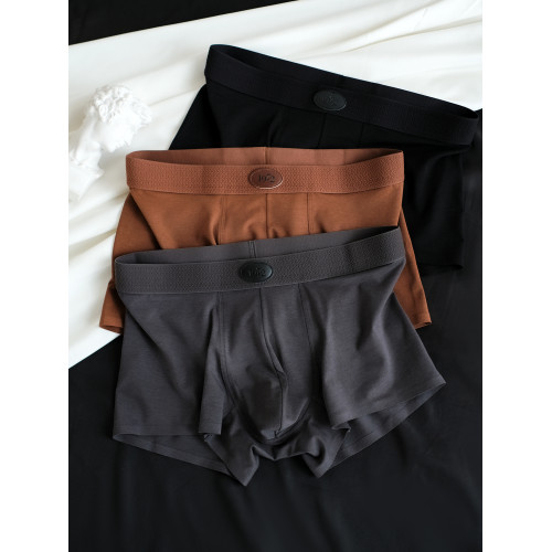 無痕男士內褲純棉平角褲透氣抑菌男款舒適四角男生短褲2025新品