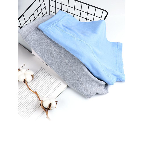 男士平角內褲純棉高腰老人四角加肥佬加大碼寬松平腳中老年人短褲 男士平角內褲純棉高腰老人四角加肥佬加大碼寬松平腳中老年人短褲