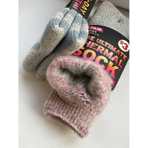 戶外襪拉毛加厚保暖滑雪襪女襪襪子