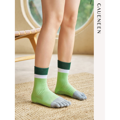 格甯五指瑜珈襪薄款防滑專業女夏季長筒舞蹈普拉提襪子地板長棉襪 格甯五指瑜珈襪薄款防滑專業女夏季長筒舞蹈普拉提襪子地板長棉襪