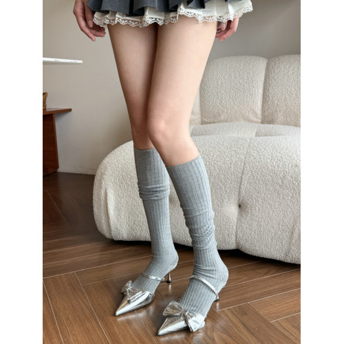 白色小腿襪子女春秋堆堆襪配靴子長筒襪夏季薄款純棉長靴襪過膝襪 白色小腿襪子女春秋堆堆襪配靴子長筒襪夏季薄款純棉長靴襪過膝襪