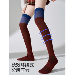 過膝襪壓力瘦腿長筒襪女款跑步跳繩羽毛球襪爬山瑜珈劃船健身網球