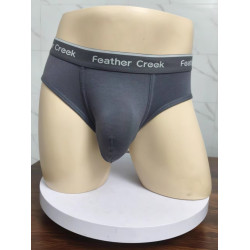 大囊袋男士內褲中腰莫代爾棉大前袋U凸兜平腳三角褲褲叉短褲頭