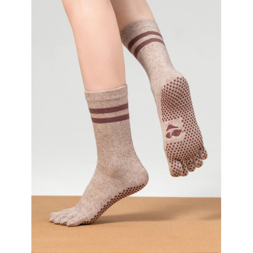 SIXHYS專業防滑普拉提襪瑜珈襪子女中筒系列五指分趾室內健身舞蹈 SIXHYS專業防滑普拉提襪瑜珈襪子女中筒系列五指分趾室內健身舞蹈