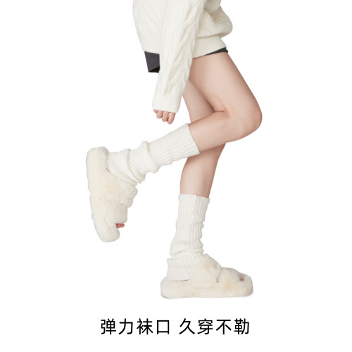 日系JK純色針織腿套女顯瘦春秋少女時髦辣妹風小腿襪套搭配堆堆襪 日系JK純色針織腿套女顯瘦春秋少女時髦辣妹風小腿襪套搭配堆堆襪