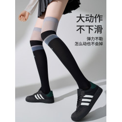 女士長筒過膝襪顯腿細專業運動壓力小腿襪騎行跑步羽毛球臥推爬坡