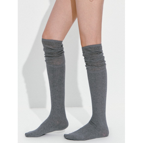 miu系過膝襪堆堆襪女瑜珈普拉提專業訓練灰色運動健身長筒襪秋季 miu系過膝襪堆堆襪女瑜珈普拉提專業訓練灰色運動健身長筒襪秋季