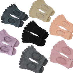 春夏瑜珈襪女五指防滑襪普拉提襪分指襪運動襪專業腳趾全棉地板襪