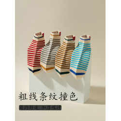 襪子女短襪夏季純棉條紋女襪防臭透氣春秋冬學生船襪2025新款爆款