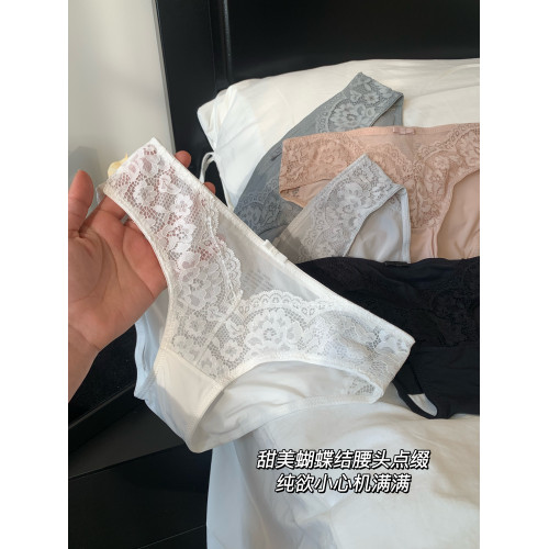 蕾絲內褲女士2025新款純棉抗菌全棉襠女款透氣夏季薄款女士三角褲 蕾絲內褲女士2025新款純棉抗菌全棉襠女款透氣夏季薄款女士三角褲