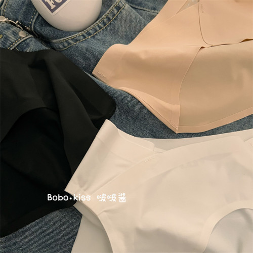 白色冰絲內褲女2025新款運動無痕低腰女生純棉襠抑菌三角褲女健身 白色冰絲內褲女2025新款運動無痕低腰女生純棉襠抑菌三角褲女健身