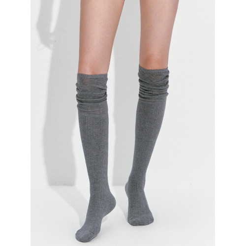 DCW過膝堆堆襪女普拉提專業訓練瑜珈小腿襪灰色運動健身長筒襪秋 DCW過膝堆堆襪女普拉提專業訓練瑜珈小腿襪灰色運動健身長筒襪秋
