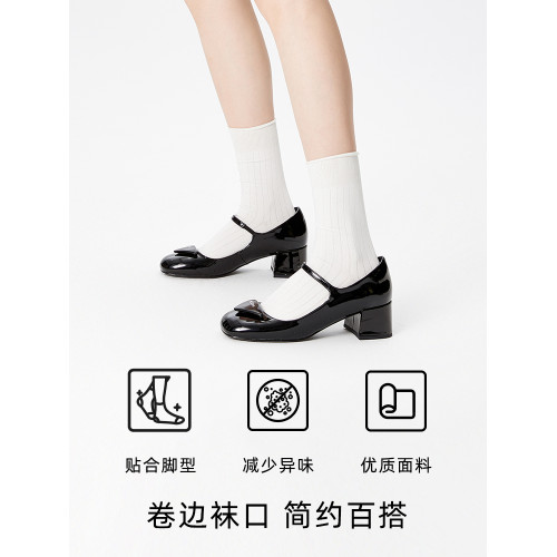 襪子女薄款灰色無骨春秋長筒中筒襪夏季堆堆襪配小皮鞋樂福鞋棉襪 襪子女薄款灰色無骨春秋長筒中筒襪夏季堆堆襪配小皮鞋樂福鞋棉襪
