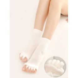 日本尾單五指按摩襪瑜珈睡眠分趾露趾襪男女厚襪子