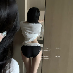 「LA」Liv·麗芙 | 軟線系列*陽光感純欲女孩蕾絲花邊女士甜內褲