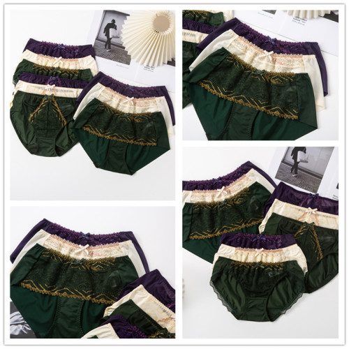 SWEAR/思薇爾平角無痕中腰舒適蕾絲S1040241三角1030241與1060241