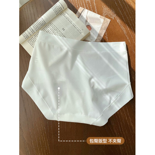 VV大碼內褲女胖mm夏季薄款透氣無痕抗菌冰絲網孔微內薇可愛三角褲 VV大碼內褲女胖mm夏季薄款透氣無痕抗菌冰絲網孔微內薇可愛三角褲