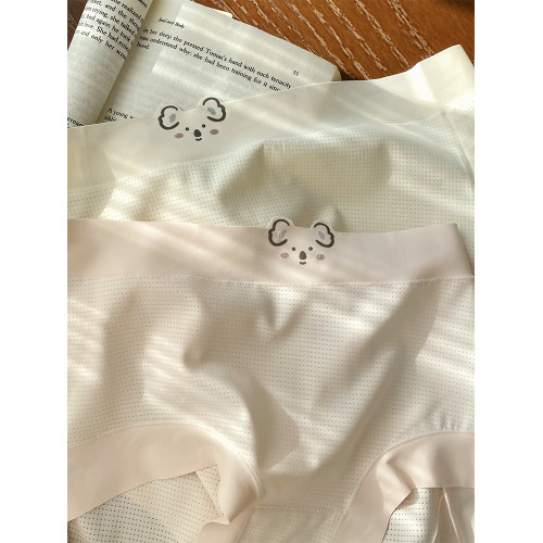 VV大碼內褲女胖mm夏季薄款透氣無痕抗菌冰絲網孔微內薇可愛三角褲 VV大碼內褲女胖mm夏季薄款透氣無痕抗菌冰絲網孔微內薇可愛三角褲