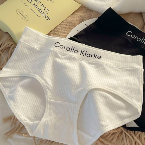 新款內褲女純棉襠透氣薄款學生韓版少女生簡約大碼中腰三角褲頭夏 新款內褲女純棉襠透氣薄款學生韓版少女生簡約大碼中腰三角褲頭夏