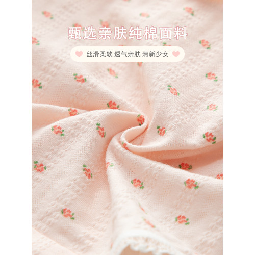 5條內褲女生純棉日系少女風可愛全棉抗菌襠中腰透氣女士三角短褲 5條內褲女生純棉日系少女風可愛全棉抗菌襠中腰透氣女士三角短褲