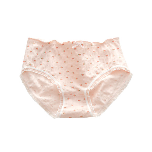 5條內褲女生純棉日系少女風可愛全棉抗菌襠中腰透氣女士三角短褲 5條內褲女生純棉日系少女風可愛全棉抗菌襠中腰透氣女士三角短褲